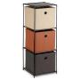 Vilde Storage Solutions 568099 Metlana polica sa 3 korpe - slika 1