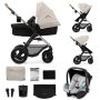 KINDERKRAFT Kolica MOOV 2 AIR 3u1 LIGHT GREY - slika 3