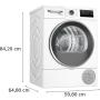 BOSCH WTH8520BBY mašina za sušenje veša sa toplotnom pumpom 8 kg - slika 2