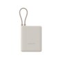 XIAOMI Power bank 10000mAh 33W integrisan kabl, Type C, bež - slika 1