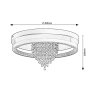 RABALUX Maribell 71353 LED plafonjera - slika 4