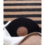 WALLXPERT Tabure Fluffy Black - slika 1