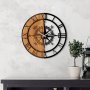 WALLXPERT Dekorativni drveni zidni sat Clock Mechanism - slika 1