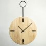 WALLXPERT Dekorativni drveni zidni sat Nature Wooden Wall Clock APS118 - slika 2