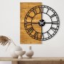WALLXPERT Dekorativni drveni zidni sat Wooden Clock 10 - slika 1
