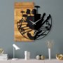 WALLXPERT Dekorativni drveni zidni sat Wooden Clock 33 - slika 1