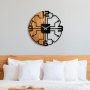 WALLXPERT Dekorativni drveni zidni sat Wooden Clock 61 - slika 2