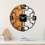 WALLXPERT Dekorativni drveni zidni sat Wooden Clock 61 - slika 1