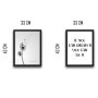 WALLXPERT Dekorativna slika u okviru (2 komada) Dandelion Set - slika 3