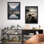WALLXPERT Dekorativna slika u okviru (2 komada) Landscape Set - slika 1