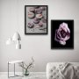 WALLXPERT Dekorativna slika u okviru (2 komada) Macrose Set - slika 1