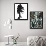 WALLXPERT Dekorativna slika u okviru (2 komada) Pine Woman Set - slika 1