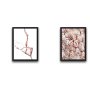WALLXPERT Dekorativna slika u okviru (2 komada) Rose Set - slika 2