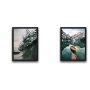 WALLXPERT Dekorativna slika u okviru (2 komada) Serenity Set - slika 2