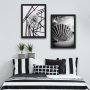WALLXPERT Dekorativna slika u okviru (2 komada) Shell Dandelion Set - slika 1