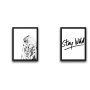 WALLXPERT Dekorativna slika u okviru (2 komada) Stay Wild Set 2 - slika 2