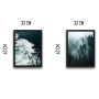 WALLXPERT Dekorativna slika u okviru (2 komada) Wave Forest Set - slika 3