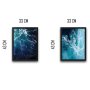 WALLXPERT Dekorativna slika u okviru (2 komada) Waves Set - slika 3