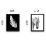 WALLXPERT Dekorativna slika u okviru (2 komada) White Feather Horse Set - slika 3