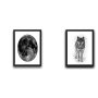 WALLXPERT Dekorativna slika u okviru (2 komada) Wolf Set - slika 2
