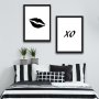 WALLXPERT Dekorativna slika u okviru (2 komada) Xo Set - slika 1