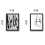 WALLXPERT Dekorativna slika u okviru (2 komada) Xoxo Set - slika 3