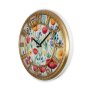WALLXPERT Dekorativni zidni sat Hisar Spring Blossom - slika 2