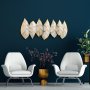WALLXPERT Dekorativni metalni zidni pribor Hornbeam 3 - slika 1