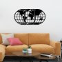 WALLXPERT Dekorativni metalni zidni pribor World Map 11 - slika 3