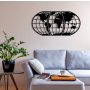 WALLXPERT Dekorativni metalni zidni pribor World Map 11 - slika 4