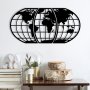 WALLXPERT Dekorativni metalni zidni pribor World Map 11 - slika 1