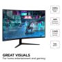 VIEWSONIC Monitor 31.5 VX3218-PC-MHD 1980x1020/Full HD/VA/1ms/180Hz/HDMI/DP/Zvučnici/Zakrivljen - slika 2