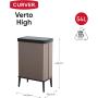 CURVER KANTA ZA OTPATKE 54L SA NOGICAMA VERTO, PEARL ROSE - slika 3