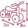 DEXY CO SMOBY ROOKIE RIDEON RED - slika 2