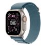 APPLE Watch Ultra 3 Cellular 49mm Natural Titanium Case with Light Blue Alpine Loop – Large (mewp4se/a) - slika 1