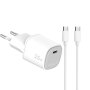 CELLY Kućni punjač od 25W sa USB-C kablom - slika 1