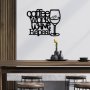 WALLXPERT Dekorativni metalni zidni pribor Coffee Repeat - slika 3