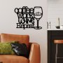 WALLXPERT Dekorativni metalni zidni pribor Coffee Repeat - slika 4