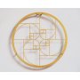 WALLXPERT Dekorativni metalni zidni pribor Golden Mean 49 APT714 Gold - slika 1