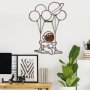 WALLXPERT Dekorativni metalni zidni pribor Rusty Astro 1 - slika 3