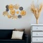 WALLXPERT Dekorativni metalni zidni pribor Gold CH109 1 - slika 3