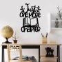 WALLXPERT Dekorativni metalni zidni pribor Just One More Chapter - slika 4