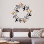 WALLXPERT Dekorativni metalni zidni pribor Spiral Flock 6 - slika 4