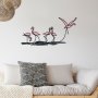 WALLXPERT Dekorativni metalni zidni pribor Flamingo M - slika 3