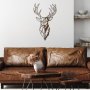 WALLXPERT Dekorativni metalni zidni pribor Rusty Deer 3 - slika 4