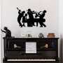 WALLXPERT Dekorativni metalni zidni pribor Musicians L - slika 4