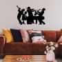 WALLXPERT Dekorativni metalni zidni pribor Musicians L - slika 2
