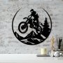 WALLXPERT Dekorativni metalni zidni pribor Enduro - slika 1