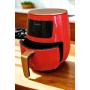 QUANTEK Q1301RD AIR FRYER SA TAJMEROM LCD 6L 1600W CRVENA - slika 4