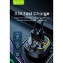Bavin FM Transmiter Auto punjač, RGB ambient - slika 3
